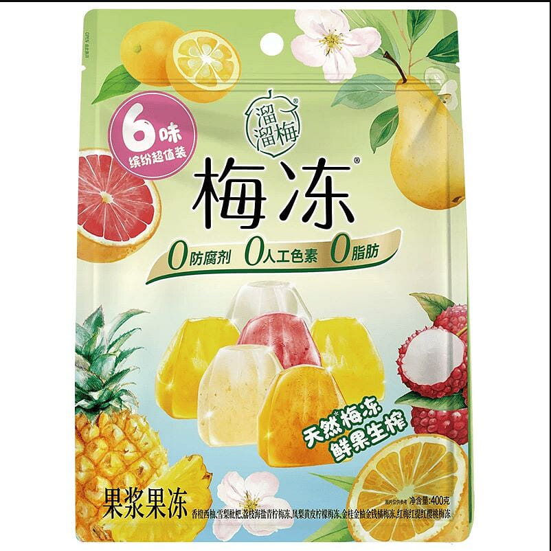 溜溜梅梅凍nfc果漿蒟蒻吸吸果凍400克*1袋 400 克