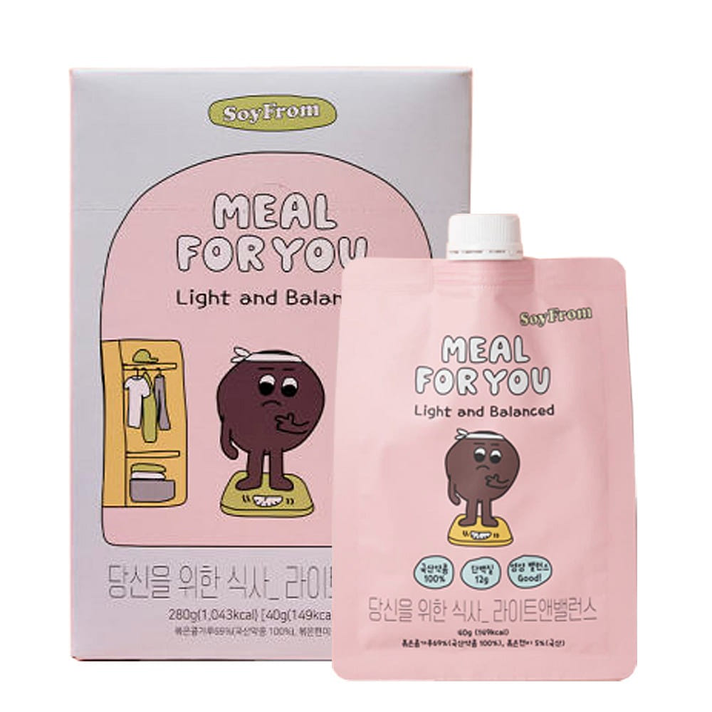 디자인농부 당신을 위한 식사 식사대용 프로틴 쉐이크 - 라이트앤밸런스 350 그램