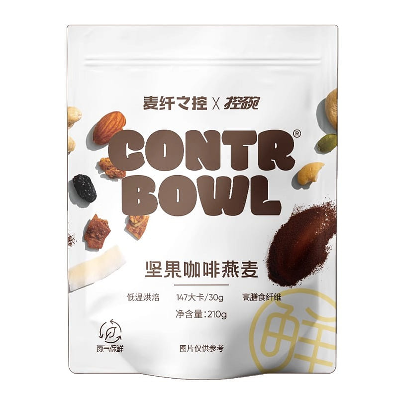Roasted nut coffee oatmeal 210g*1 bag 210 그램