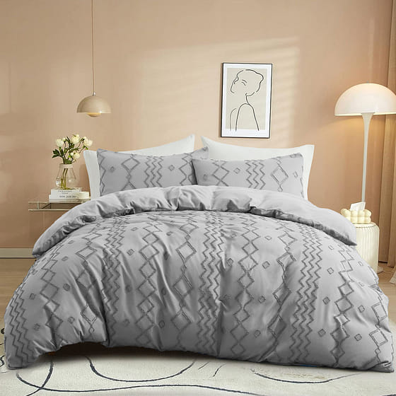 weee_grocery_被套件套Full/Queen Light Gray 1 盒