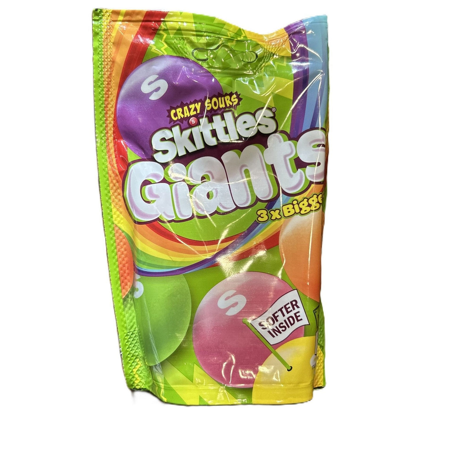 SKITTLES GIANTS CRAZY SOUR 132G (UK) 1 개