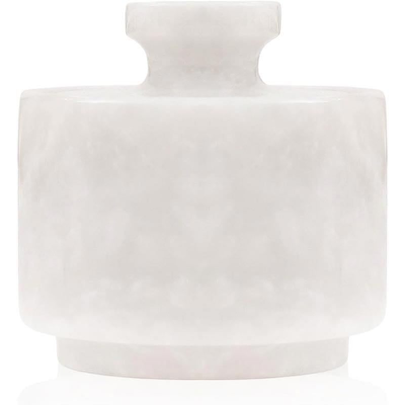 Radicaln Marble Salt Cellar with Lid, White 1 개