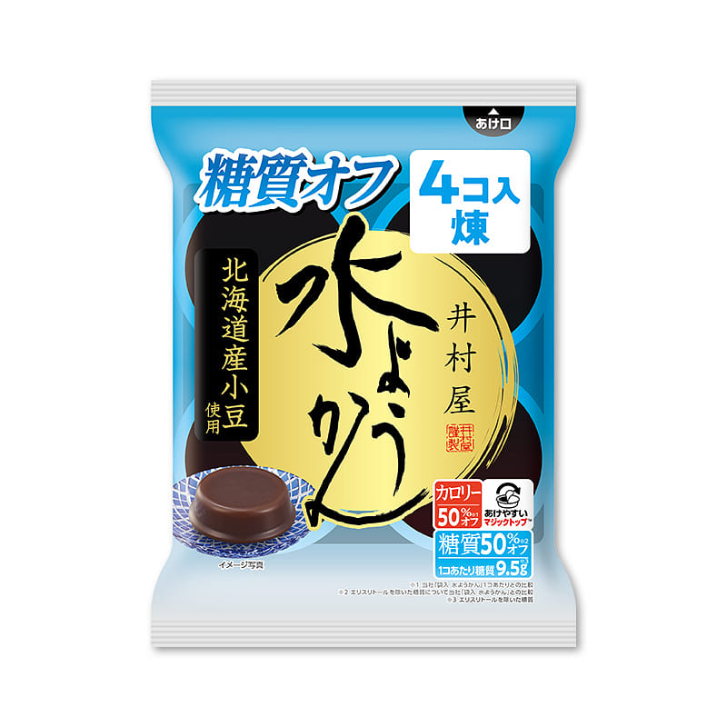 Imuraya Mizu Yokan (Water Jelly) Low Sugar,60g x4 1 each