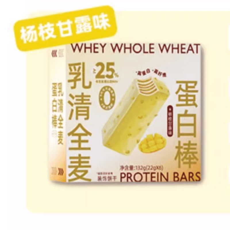 Whey Protein Bar Weihua Biscuit Energy Bar Yangzhi Ganlu Flavor 132g 1 box