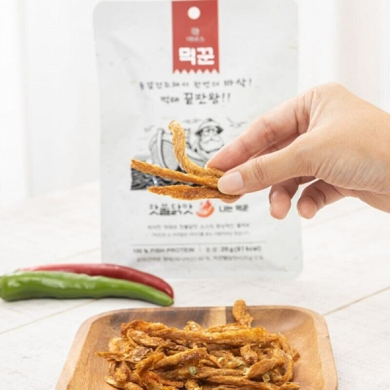 먹꾼)먹태 핫불닭맛 -3팩 25 그램*3 팩