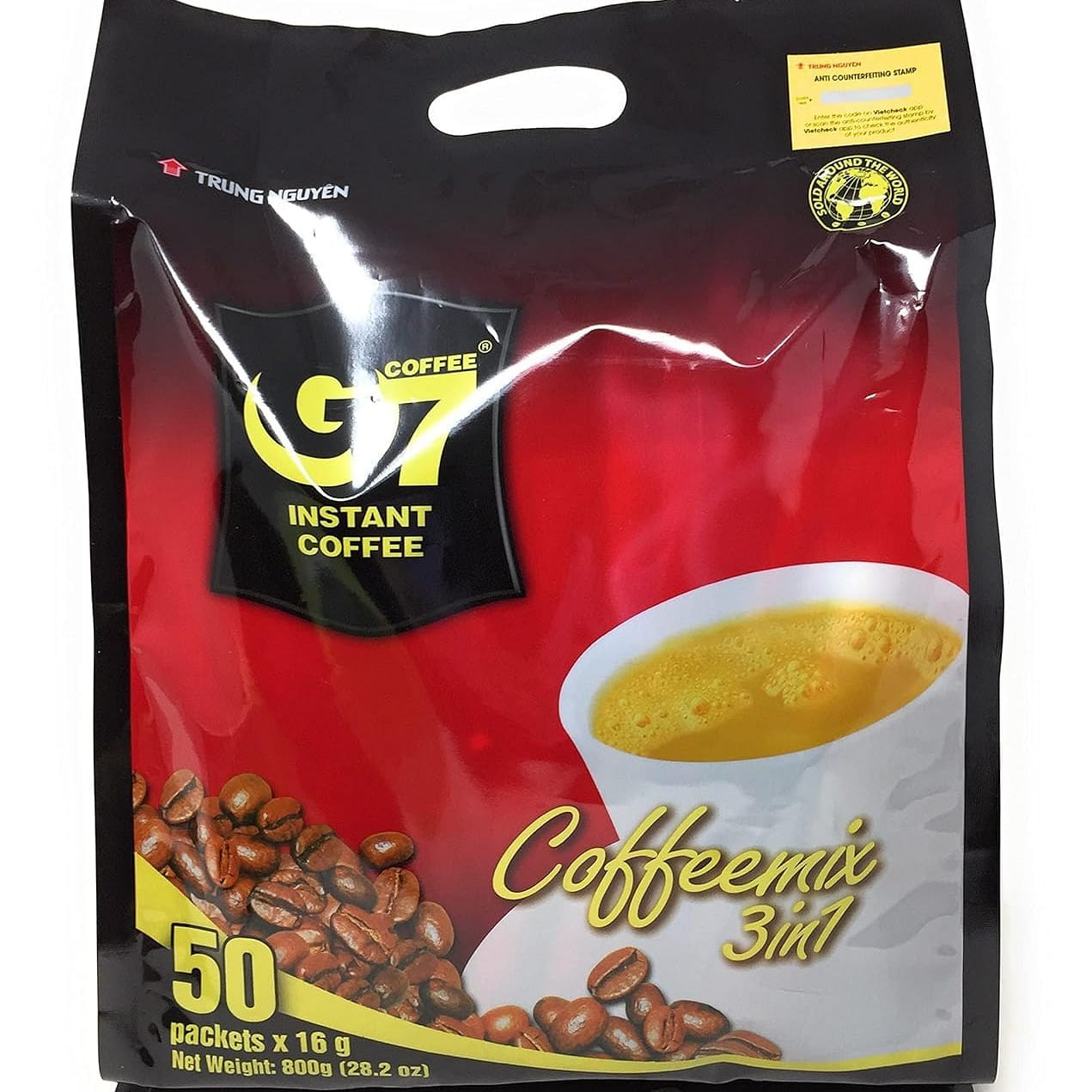 Trung Nguyen G7 Instant Coffee 3 in 1 50 개