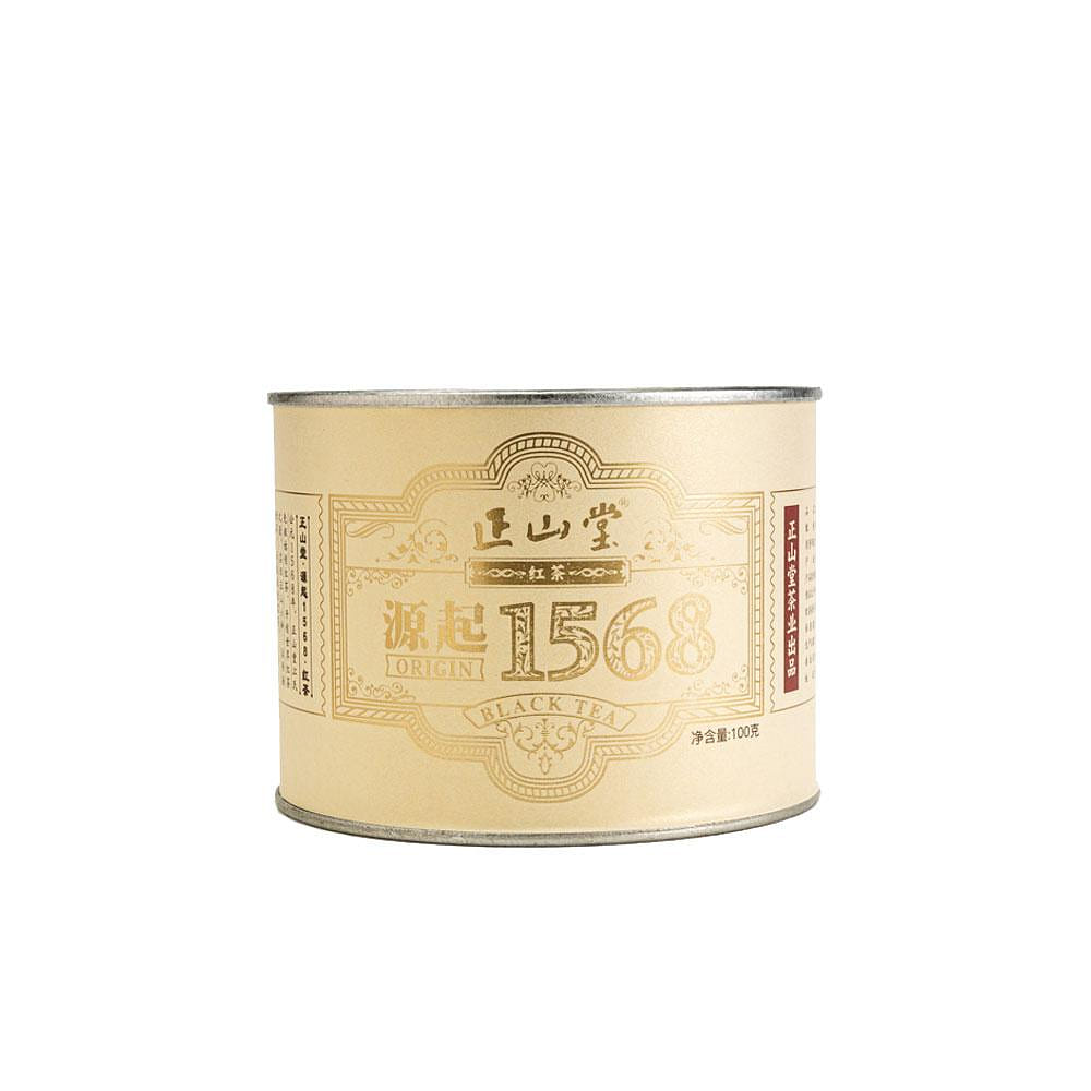 1568 Non-Smoked Lapsang Souchong(1 Bud 2 Leaf) Black Tea Classic Tin 100 กรัม