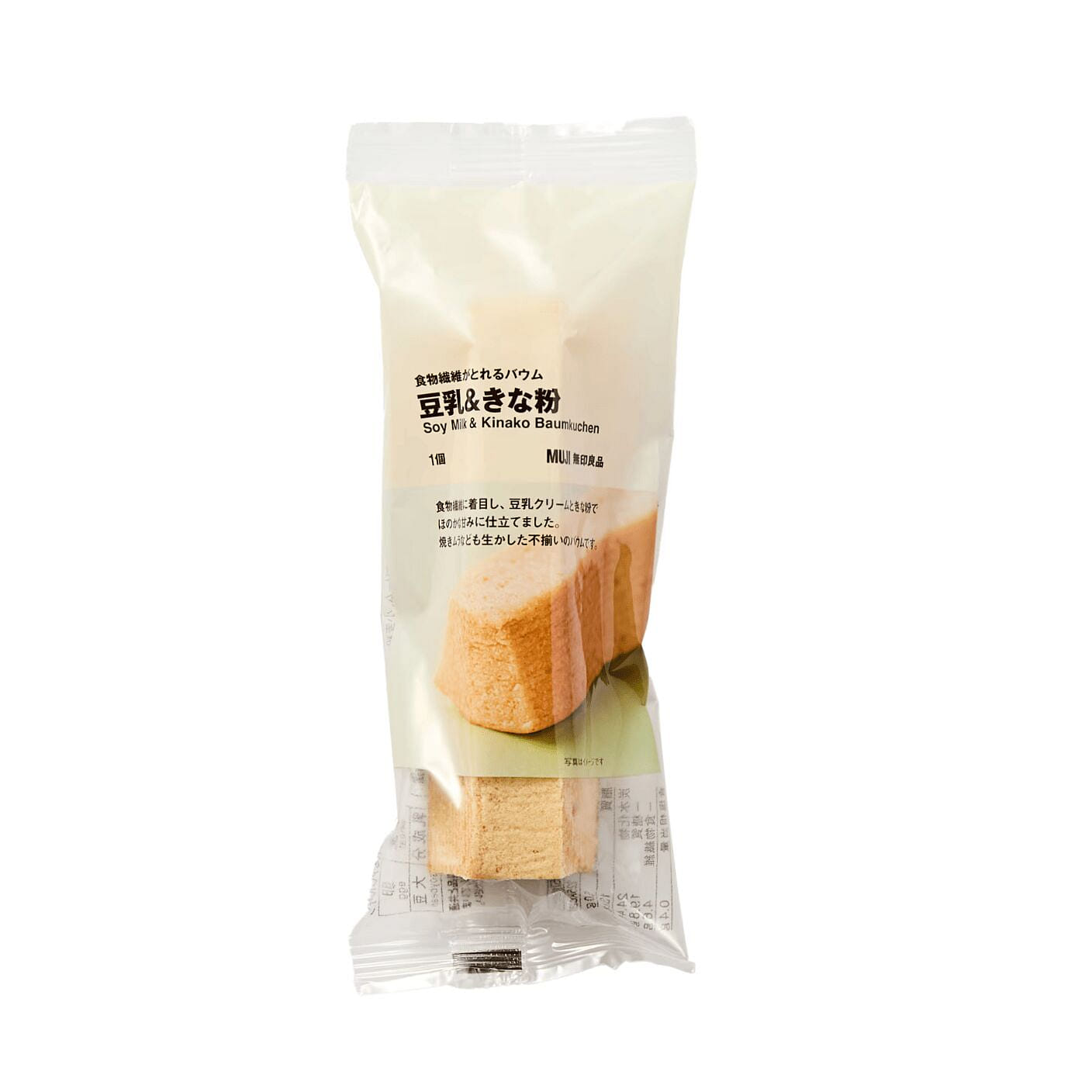 無印良品 年輪蛋糕 豆乳黃豆粉口味 1 份