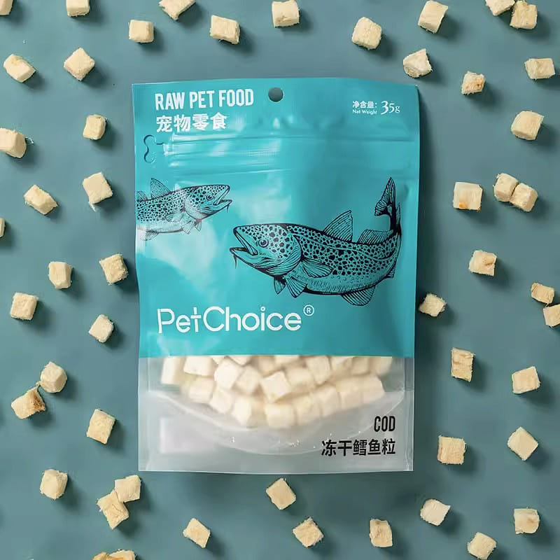 宠物零食 PetChoice爪子心选 猫咪狗狗零食 - 冻干鳕鱼粒 35 克