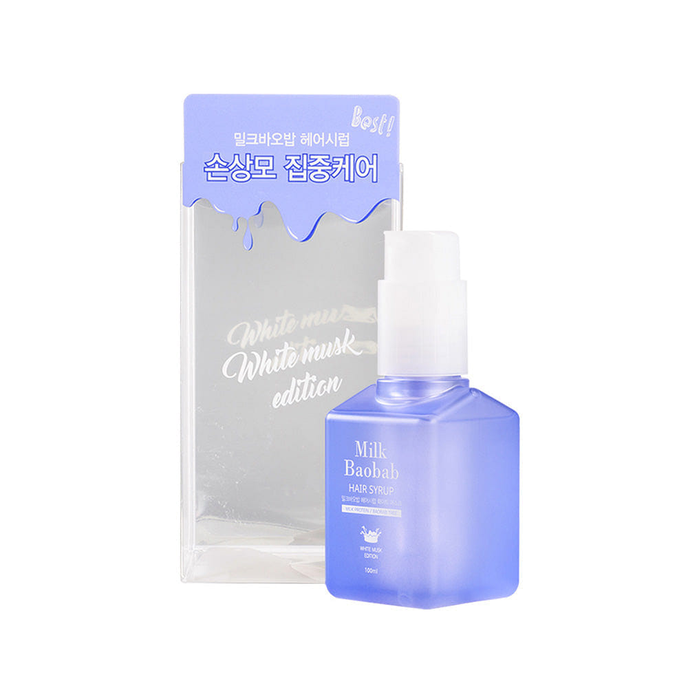 밀크바오밥 헤어시럽 화이트머스크 헤어에센스 100ml 1 개