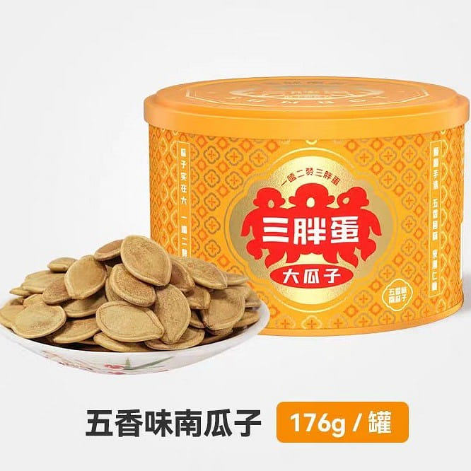 San Pang Dan Five flavored pumpkin seeds 176g*1 can 176 그램