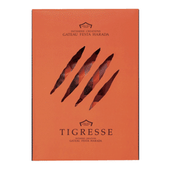 GATEAU FESTA HARADA Tigresse Chocolate Caramel Cake 3pc 1 box