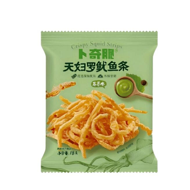 Tempura Squid Shreds Wasabi Flavor 18g 18 g