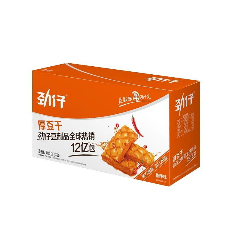 劲仔厚豆干香辣零食豆腐干休闲小吃400g 400 克