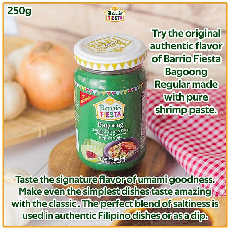 Barrio Fiesta Bagoong Sauteed Shrimp Paste 250g 250 กรัม