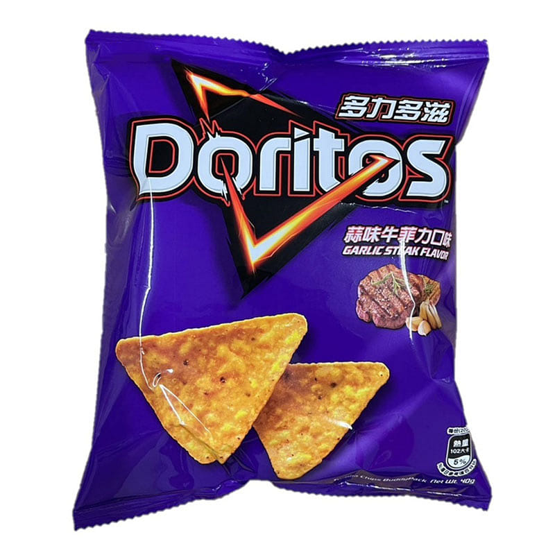 Doritos Tortilla Chips Garlic Filet Flavored 40 그램