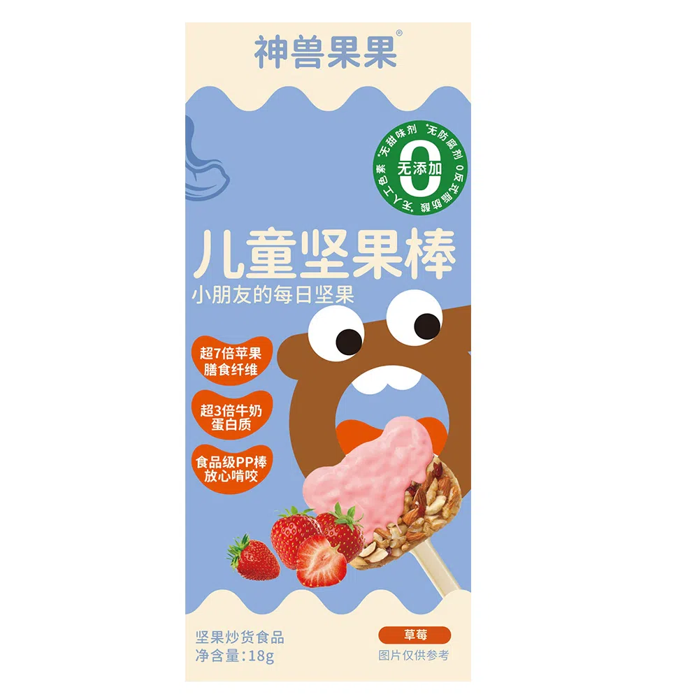 Nut lollipop strawberry flavor 18g * 1 stick 18 g