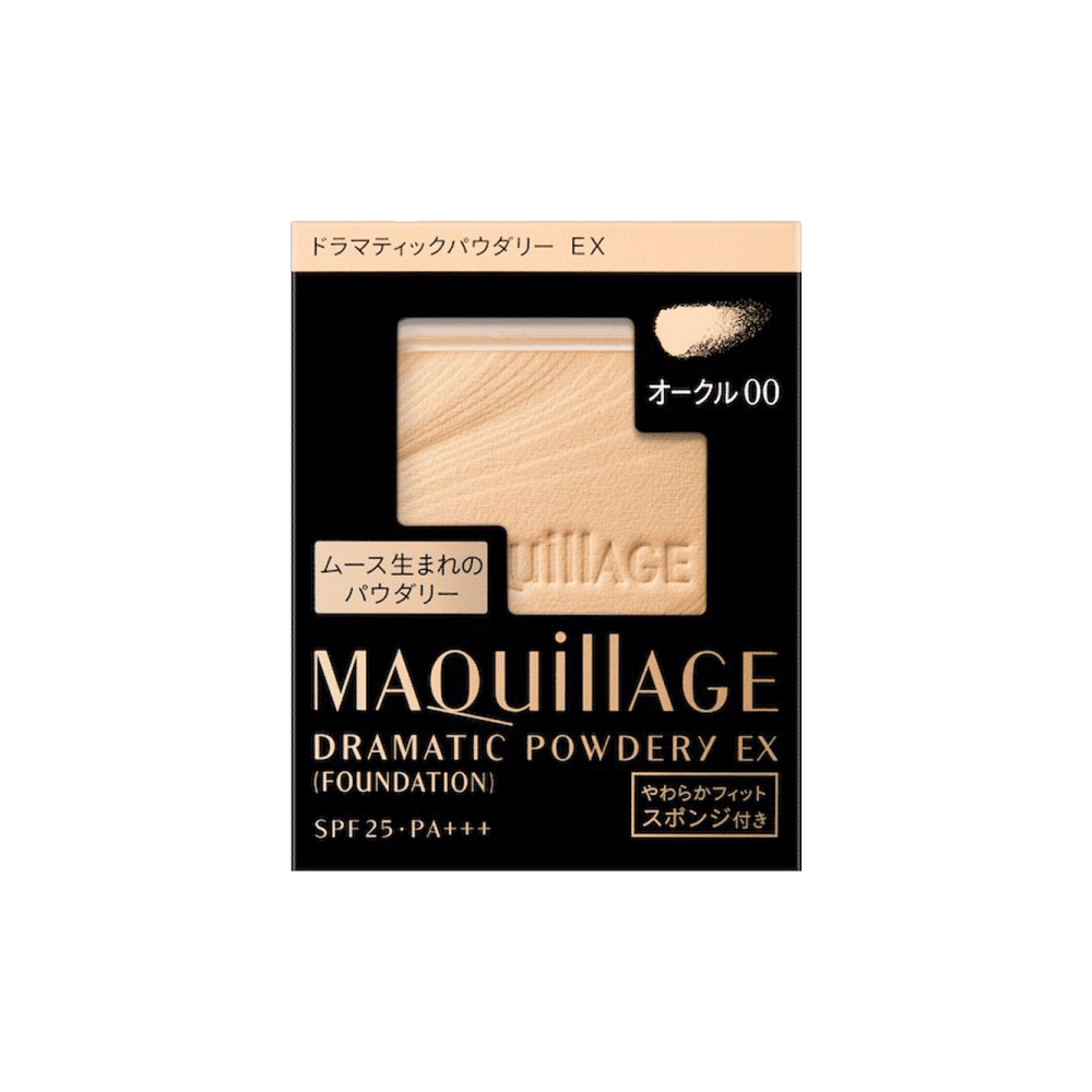 MAQuillAGE Dramatic Long Lasting Sheer Foundation SPF25 PA++ OC00 Powder Core 9.3g 1 each