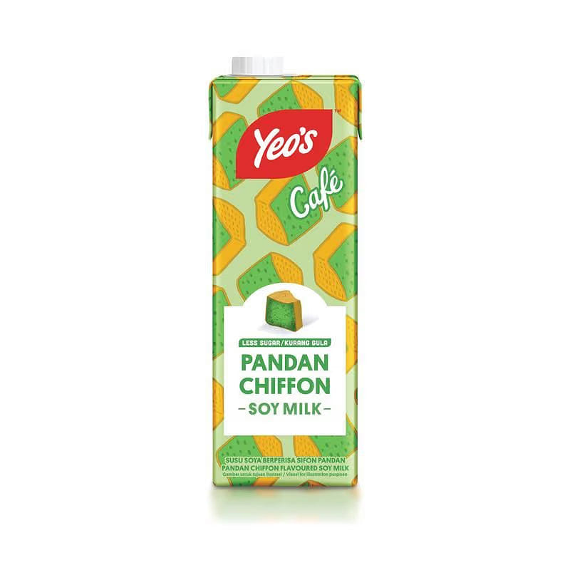 Yeo's Cafe Pandan Chiffon Soy Milk 1 each