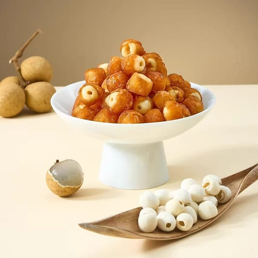 Hexiangyuese longan stuffed with lotus seed 120g 120 g