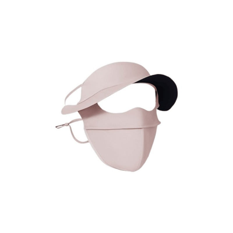 Ice Silk Mask for Women Thin Breathable Anti-ultra 1 ส่วน