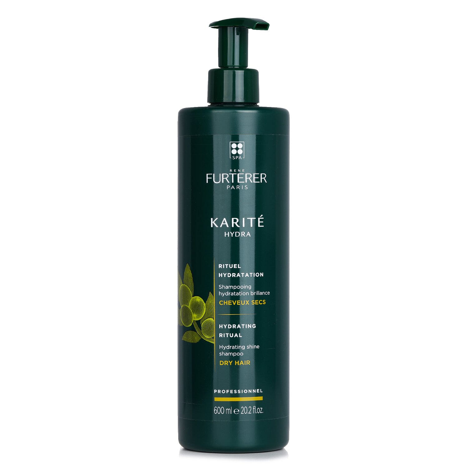 Rene Furterer Karite Hydra Hydrating Ritual Hydrating Shine Shampoo - Dry Hair (Salon Product) 600ml/20.2oz 600 밀리리터