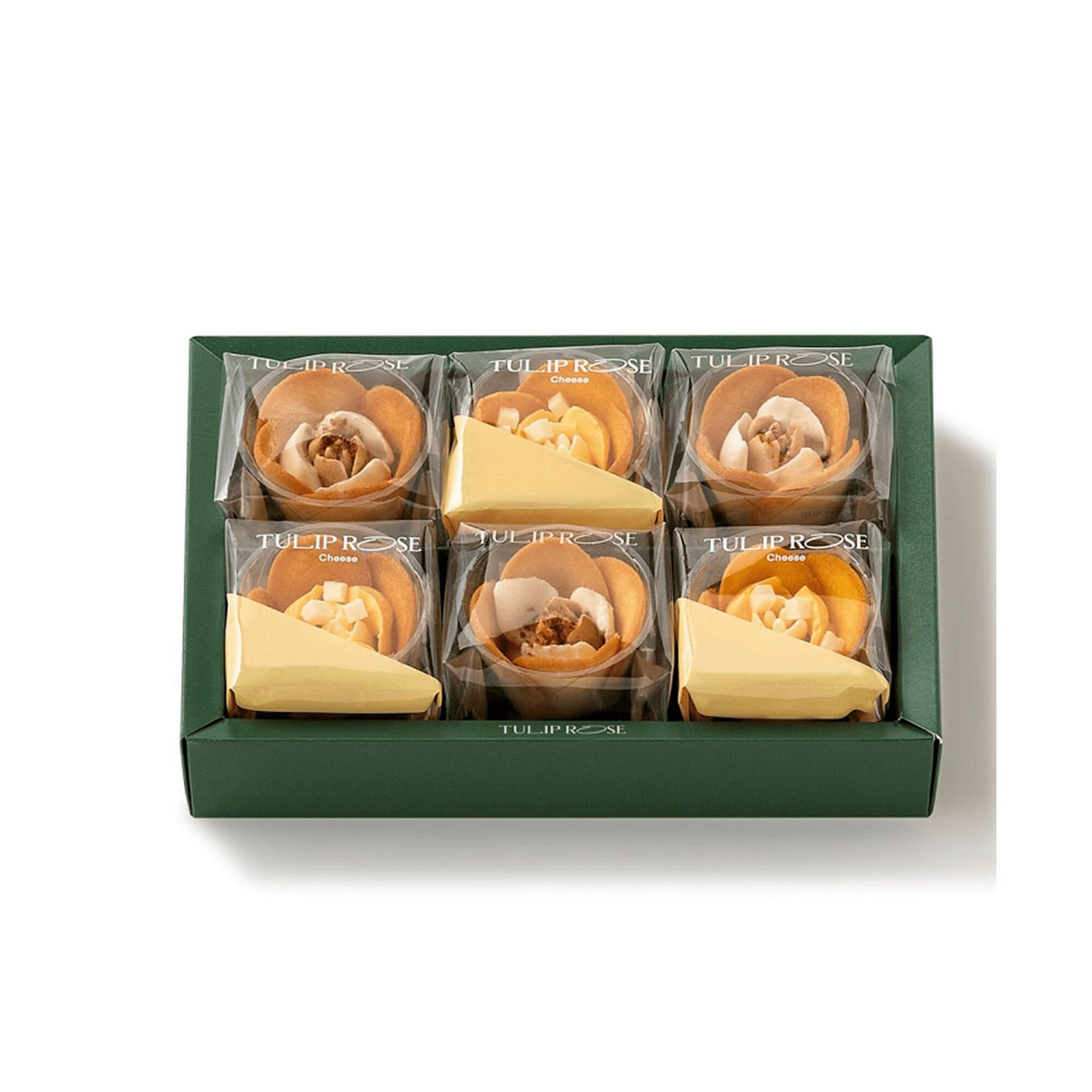 Tulip Rose Butter Cheese Cookie 8pc 1 each