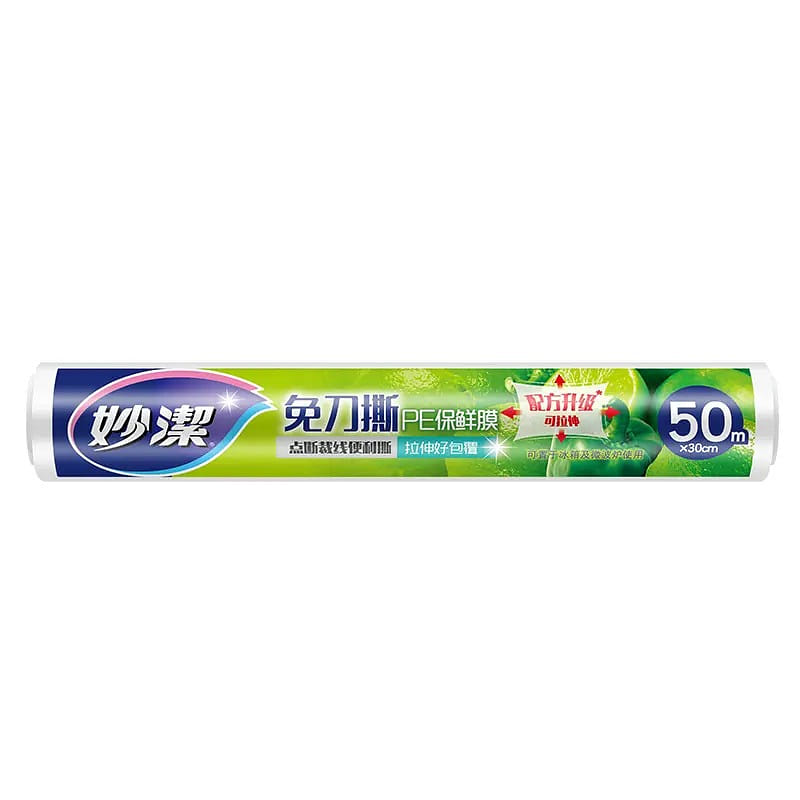 Miaojie PE Knifeless Cling Wrap Economy Pack (50m*30cm) 1 ส่วน