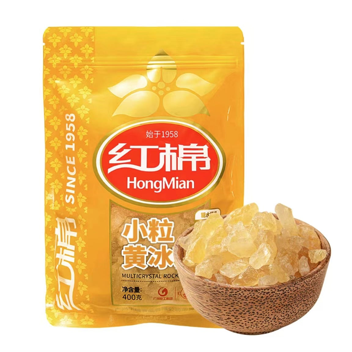 Kapok small grains of yellow rock sugar 400 그램