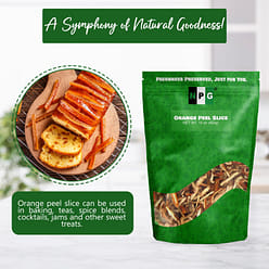 NPG Dried Orange Peel 1 LB 454 g