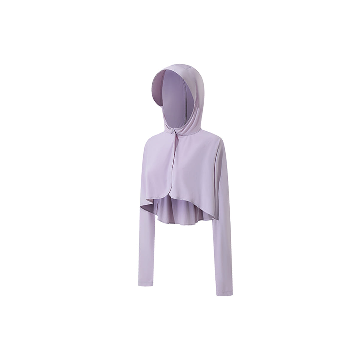 우브라스 여성용 자외선 차단 재킷, 속건 후드 재킷 여성용 자외선 차단 재킷 연한 색상 Purple-L-Shawl 50 그램