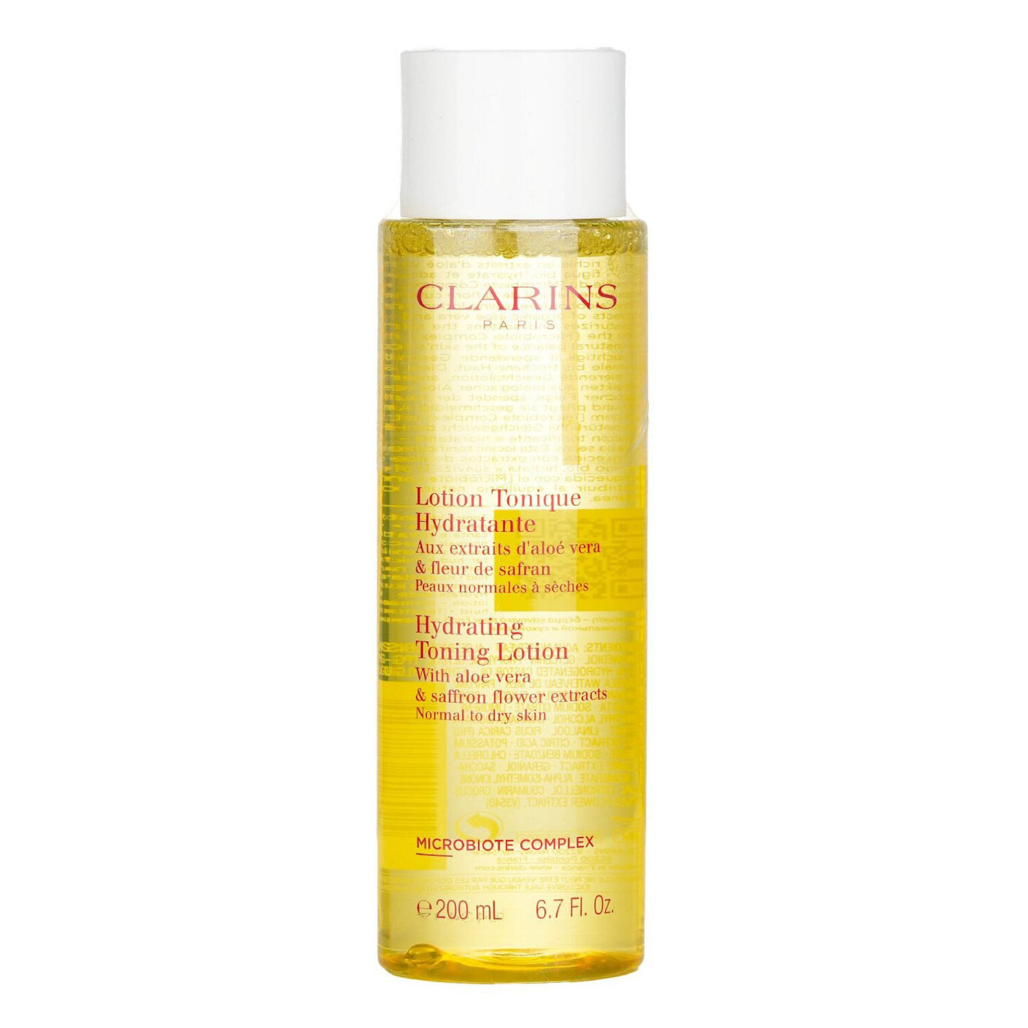 Clarins Hydrating Toning Lotion with Aloe Vera & Saffron Flower Extracts - Normal to Dry Skin 200ml/6.7oz 200 ml(ミリリットル)