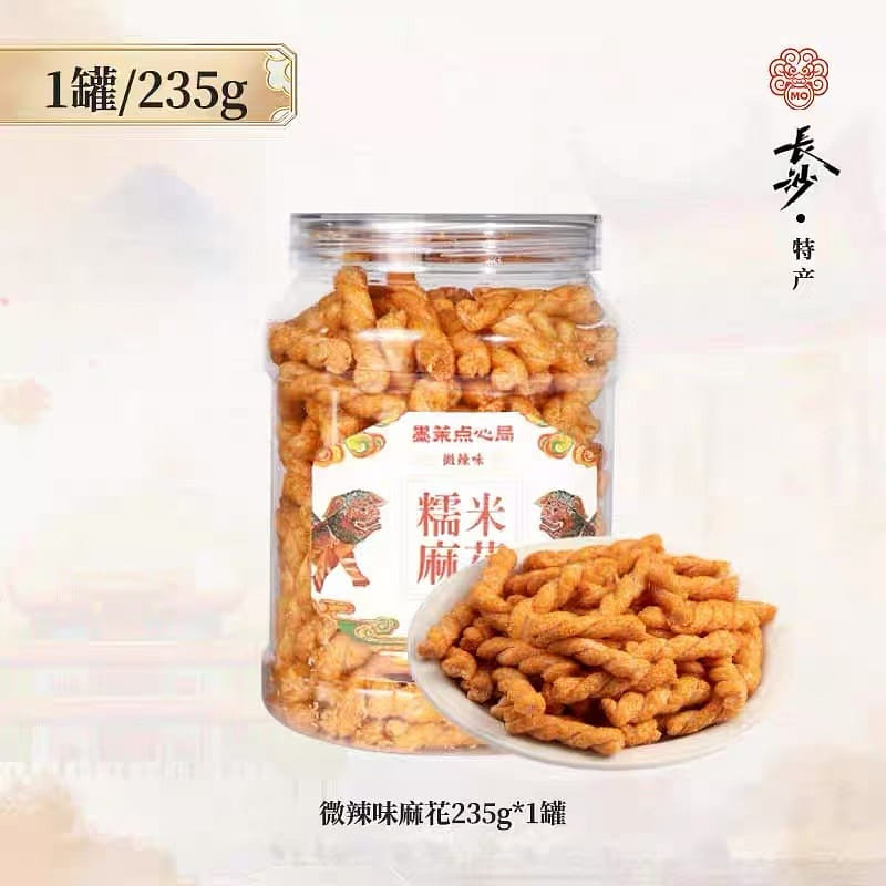 Glutinous rice small twist Slightly spicy 235g*1 bottle 235 그램