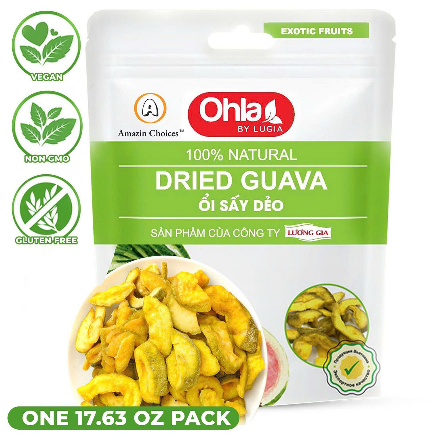 Mekong Delta Harvest - Dried guava 500g 1.1 ปอนด์
