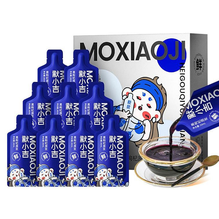 Moxiaoji Black Wolfberry Juice 30g*7 bags 210 มิลลิลิตร