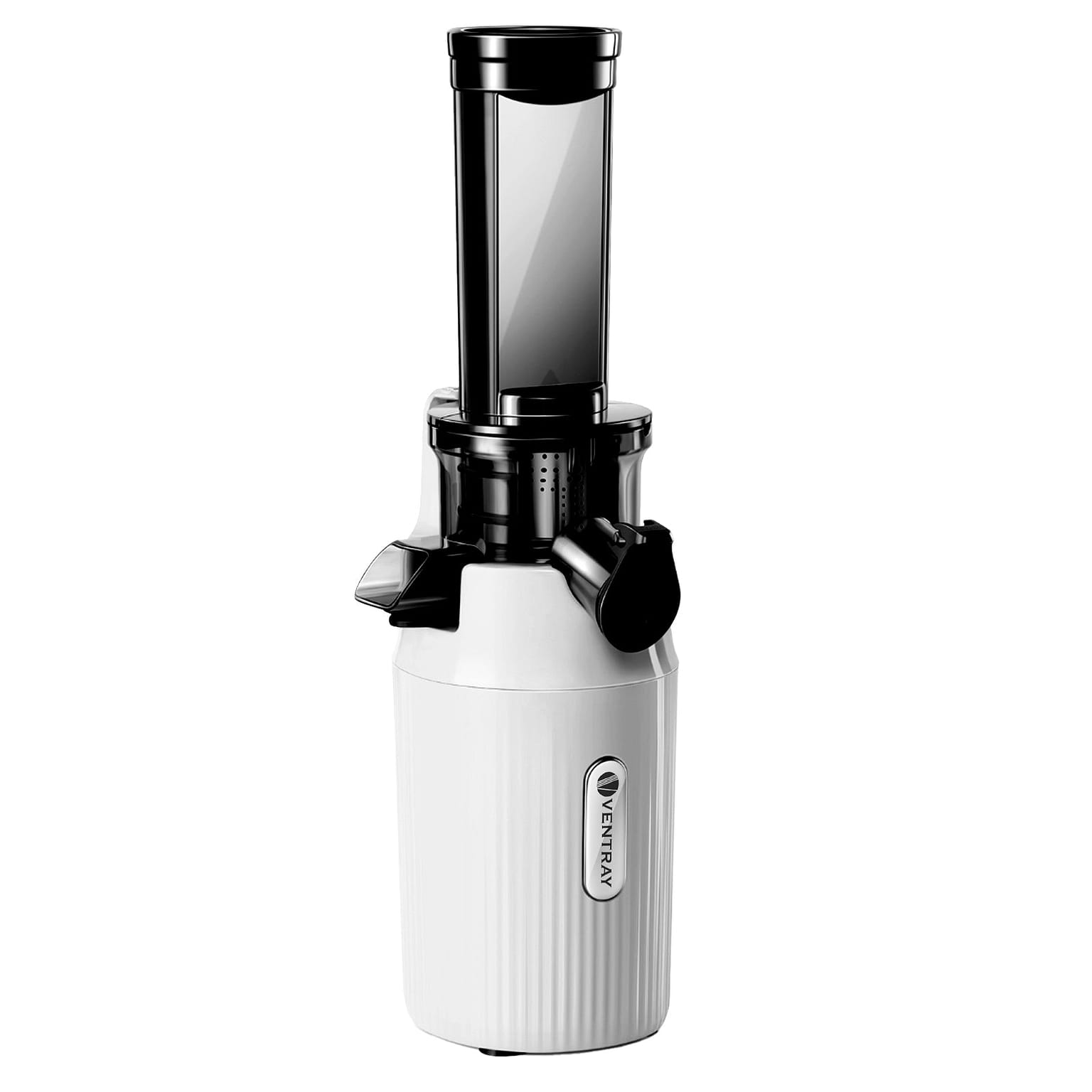 Ventray Essential Ginnie 저속 착즙기, 60RPM 콜드프레스로 영양 가득한 주스 제조 - 흰색 1 개