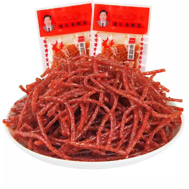 Mao Xiangde Shredded Mushroom Spicy Sticks 20g Shredded Spicy Nostalgic Snacks 20 그램