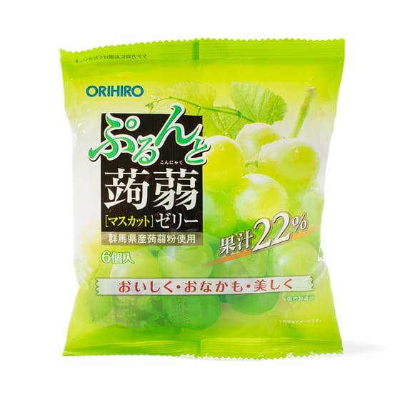 weee_snack_Orihiro Green Grape Konjac Jelly 6 pcs 120 g