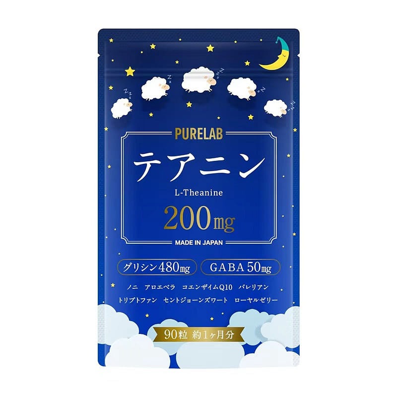 PURELAB Theanine Supplement 30-Day Supply Theanine 90 each