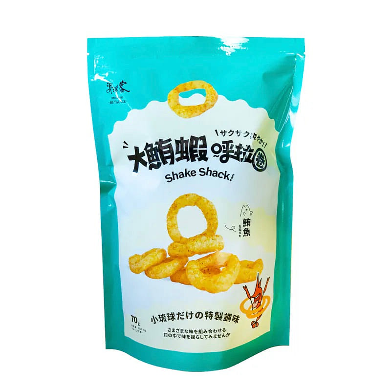 Taiwan Wuguidong6 Shrimp & Tuna Chips Classic Flavor 70 กรัม
