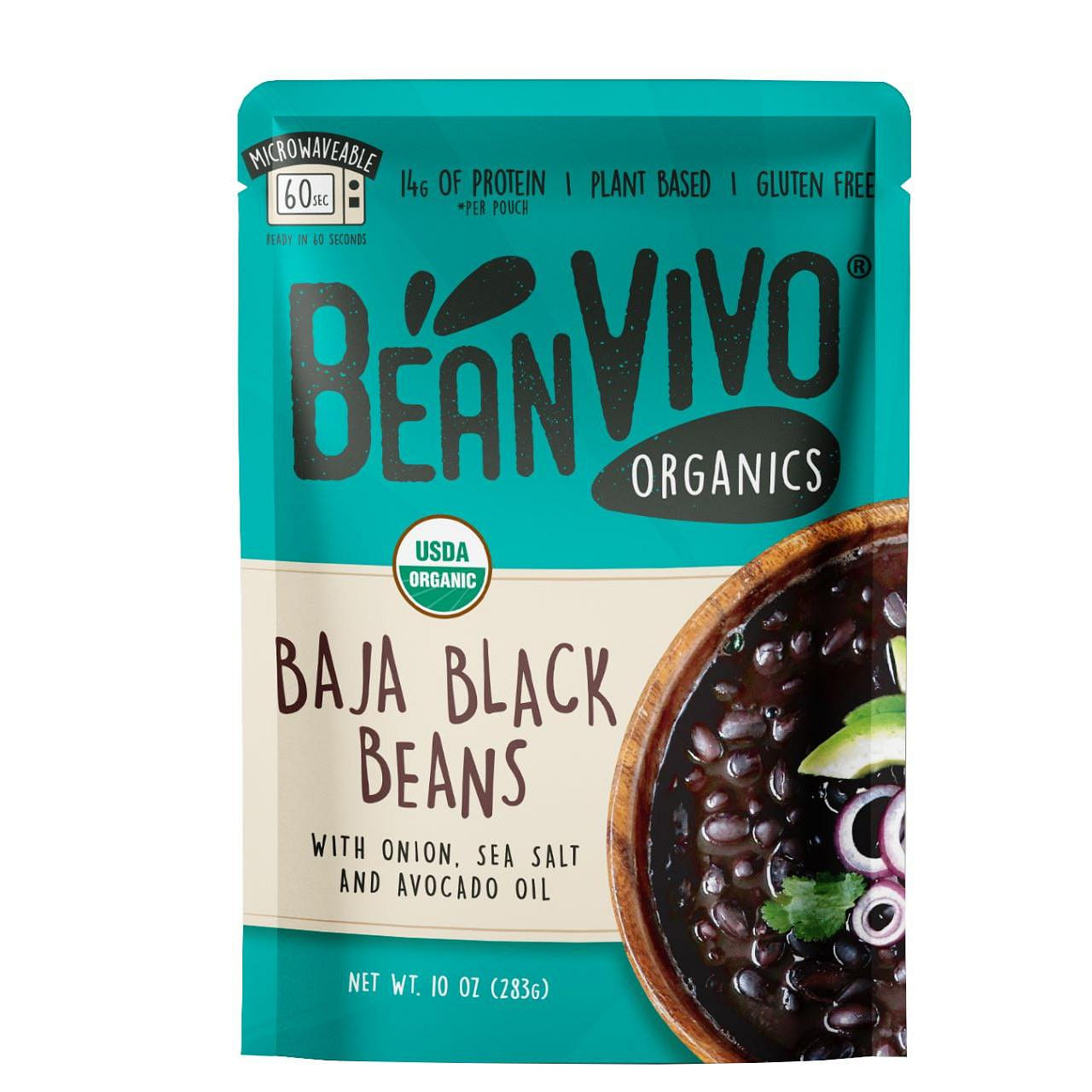 Organic Baja Black Beans 10 oz