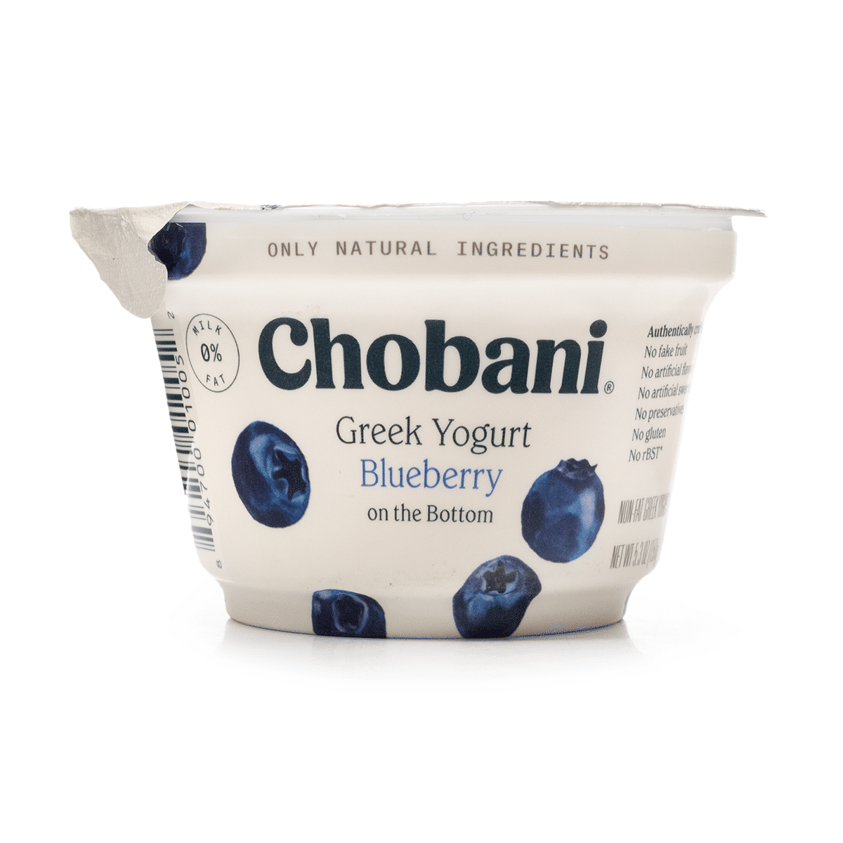 Chobani Greek Yogurt Blueberry Flavor 0% 5.3 oz