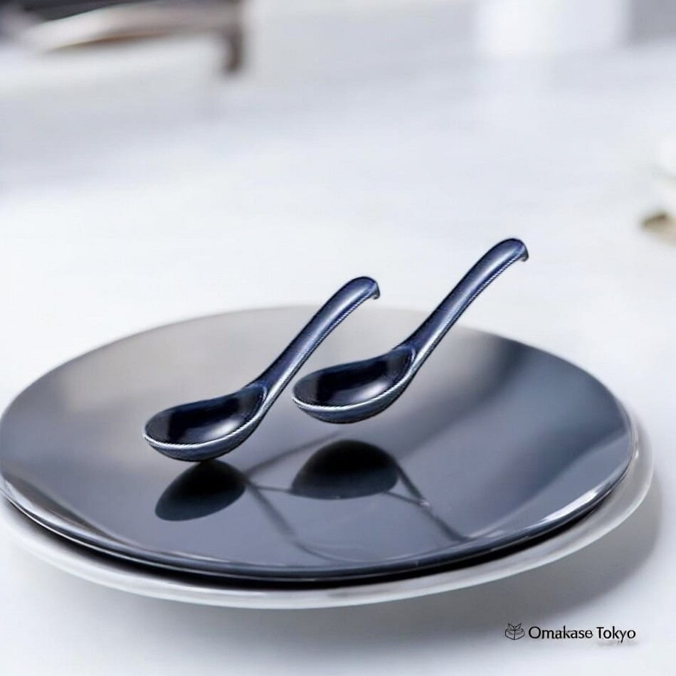 Banko Kikka Spoon set of 2 Lapis Glaze 150 그램