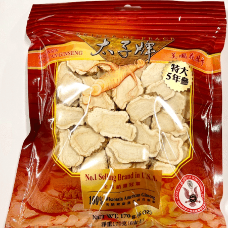 Prince of Peace Wisconsin American Ginseng 5 Year Root Slices 6 oz 1 each
