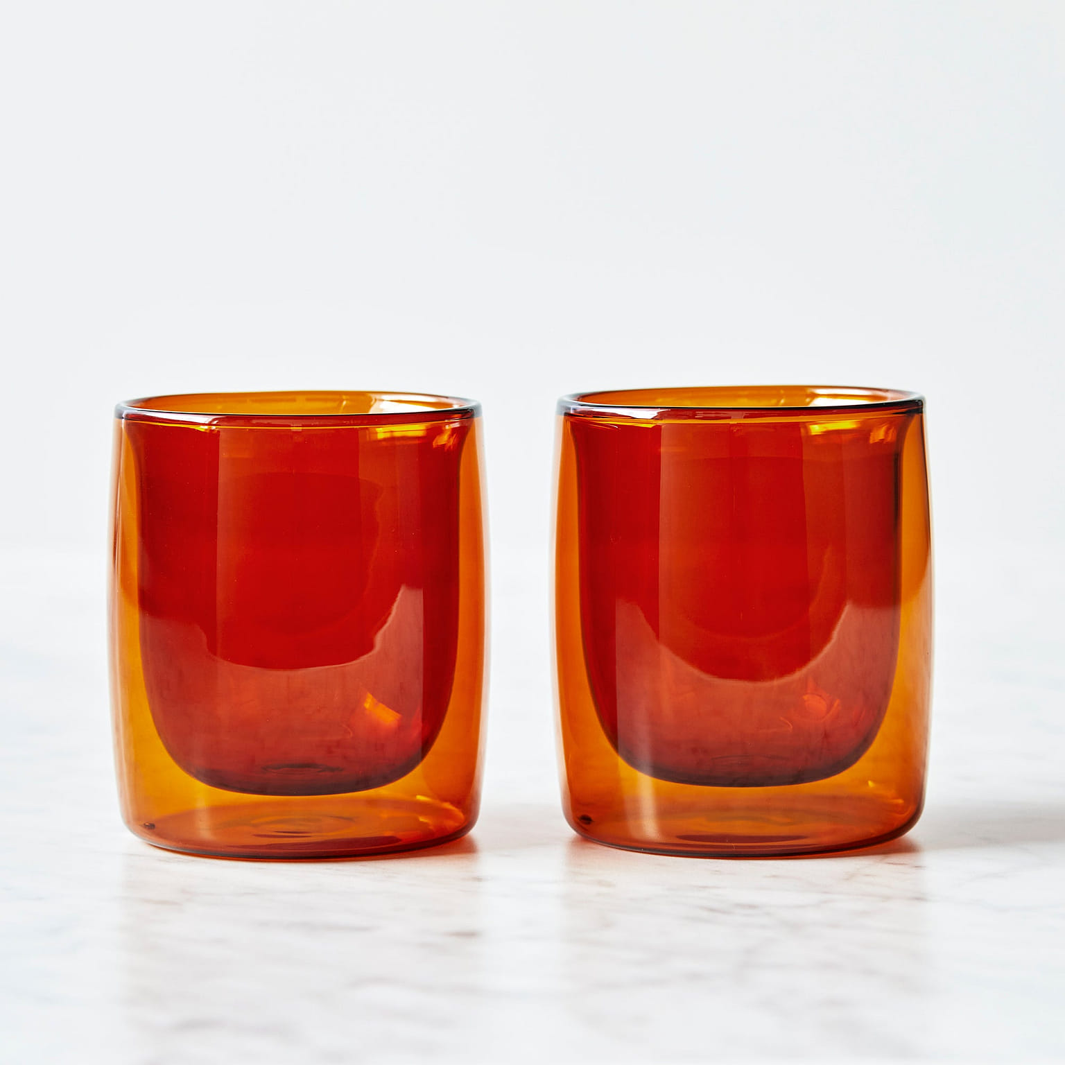 ZWILLING Sorrento 2-pc Double-Wall Tumbler Glass Set 2-pc / Amber 1 ส่วน