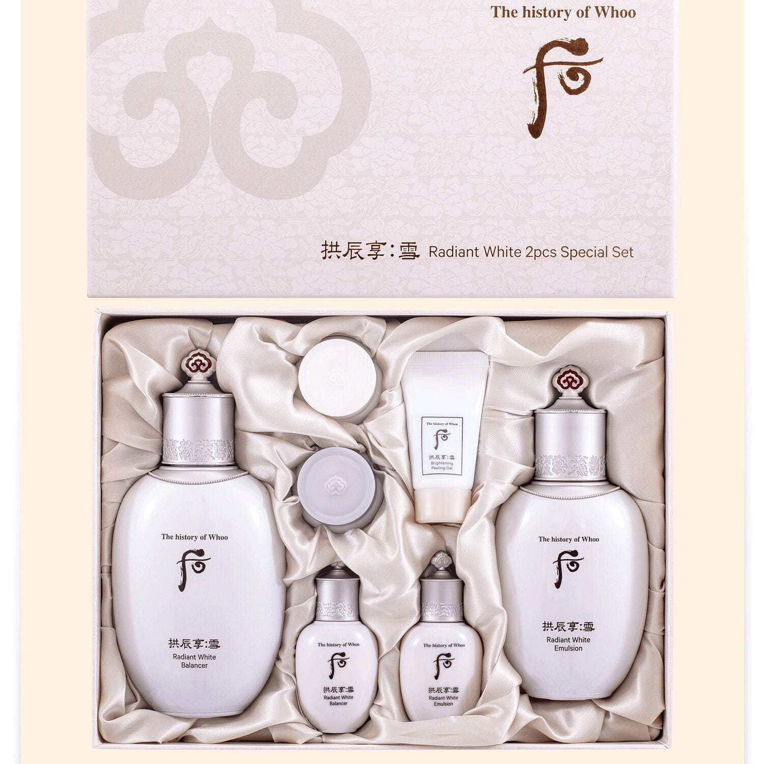 THE WHOO Gongjinhyang Seol Radiant White 2pcs Set 1 each