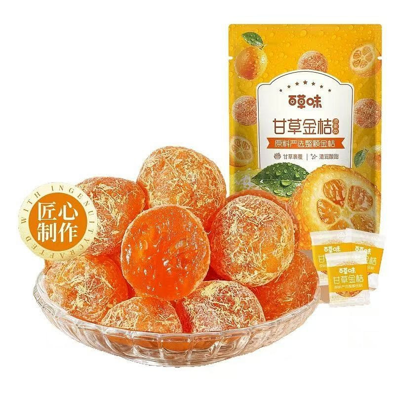 Be&Cheery Licorice Kumquat 100g*1 Bag 1 pack