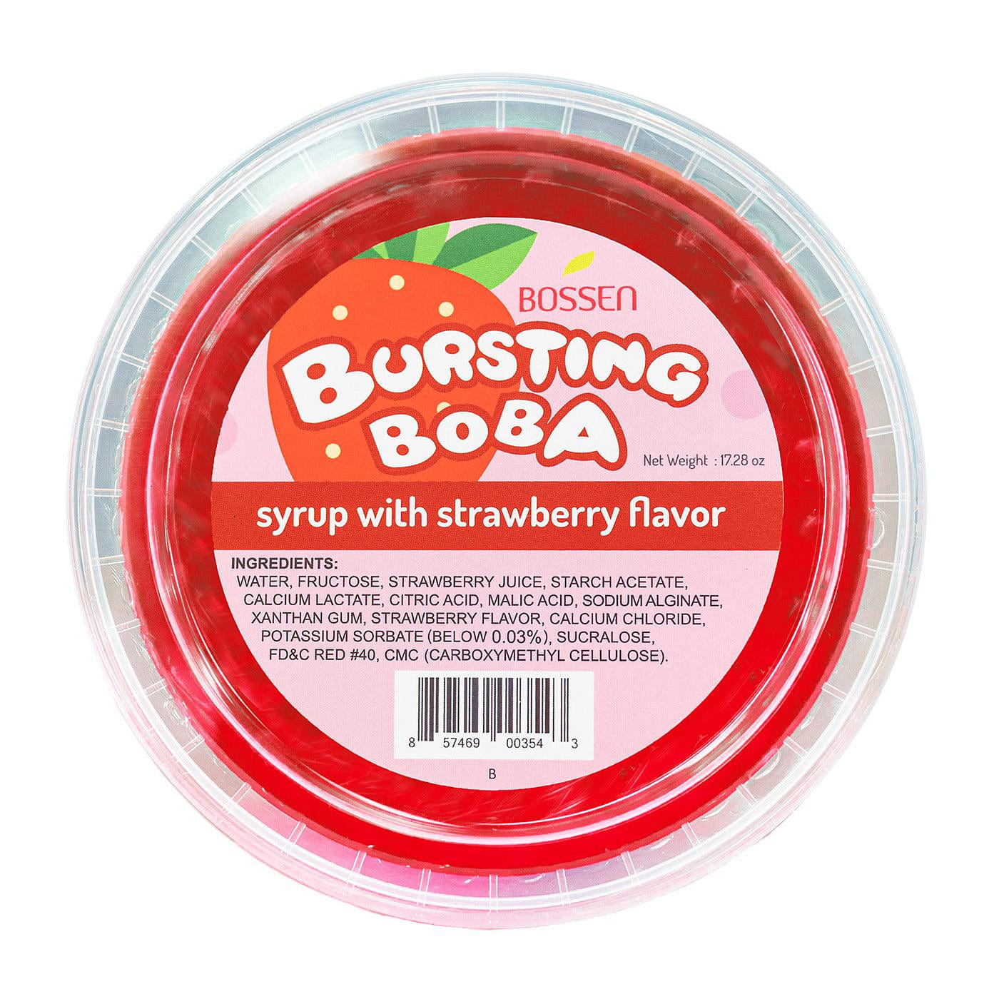 Strawberry Bursting Boba Mini 490 그램