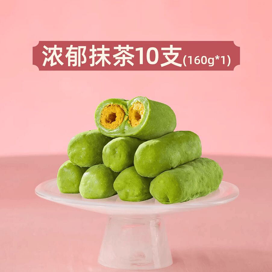 Bengongel rich matcha flavord cream roll 160g 160 g