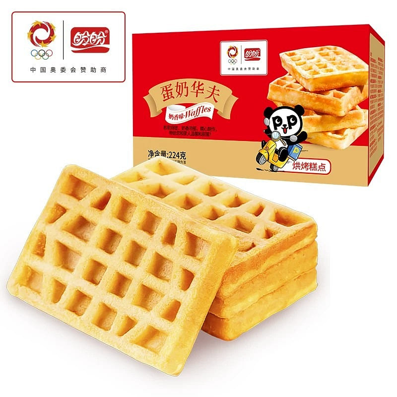 Panpan Egg & Milk Waffles (Breakfast) 224g 448 g
